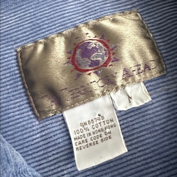 The Territory Ahead Thrashed Distressed Textured Faded Button Up Grunge Shirt M - Picture 7 of 11